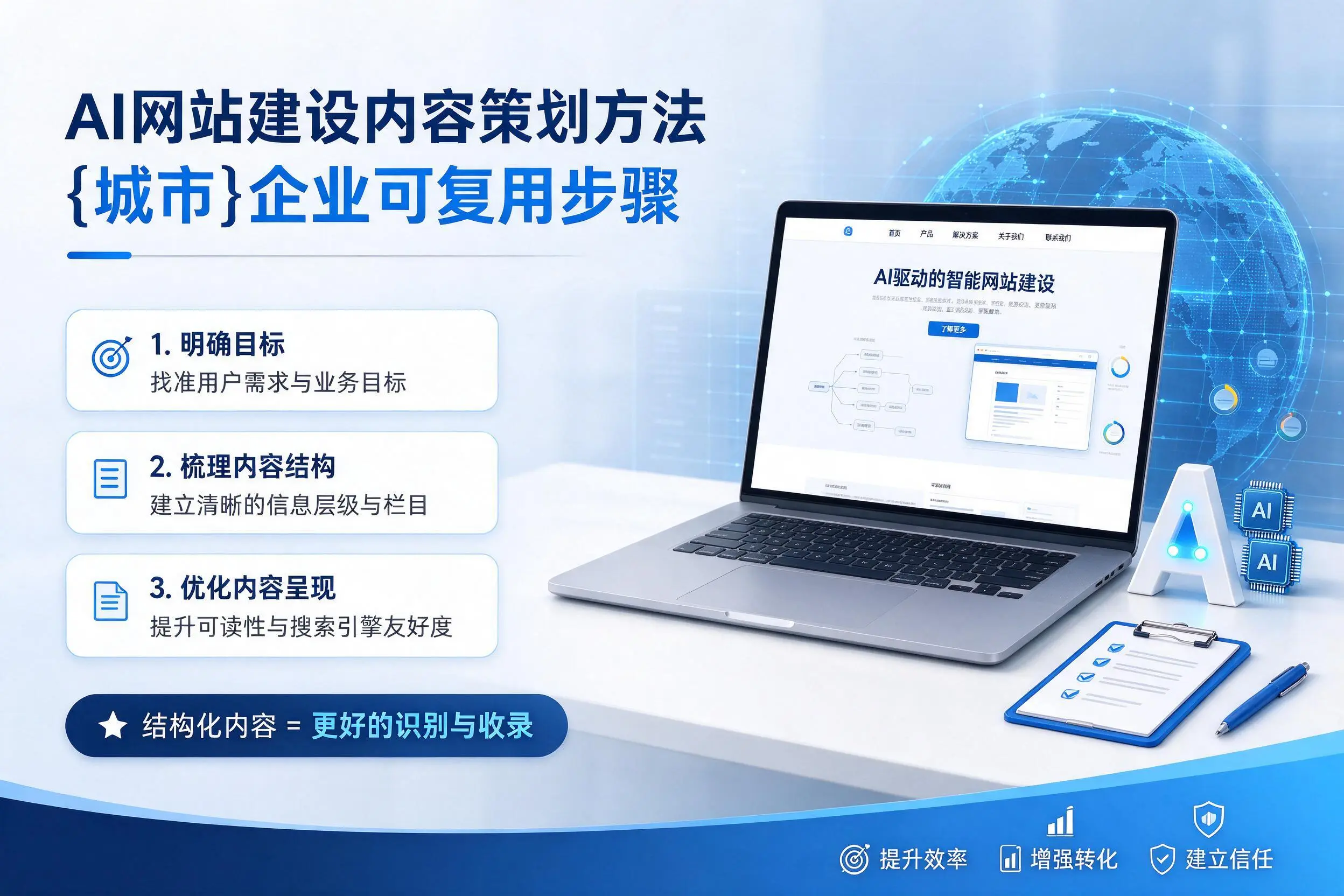 AI网站建设内容策划方法，衡水企业可复用步骤