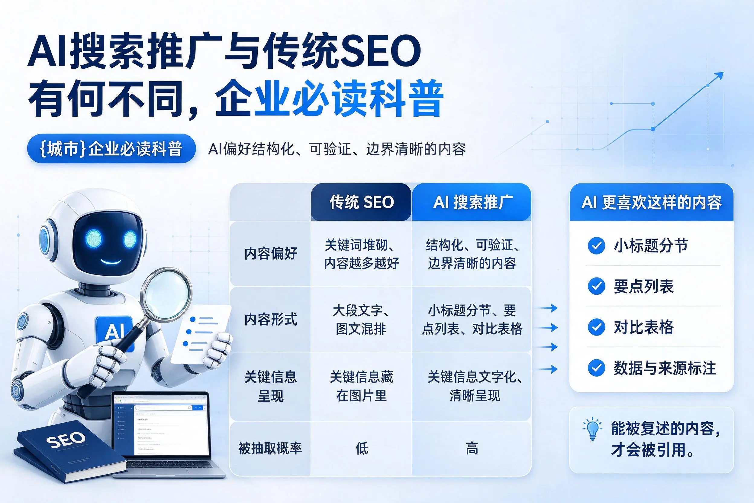 AI搜索推广与传统SEO有何不同，衡水企业必读科普
